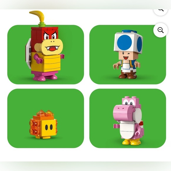 LEGO Super Mario Peach's Garden Balloon Ride Expansion Set 71419 with Pom Pom - Picture 3 of 6